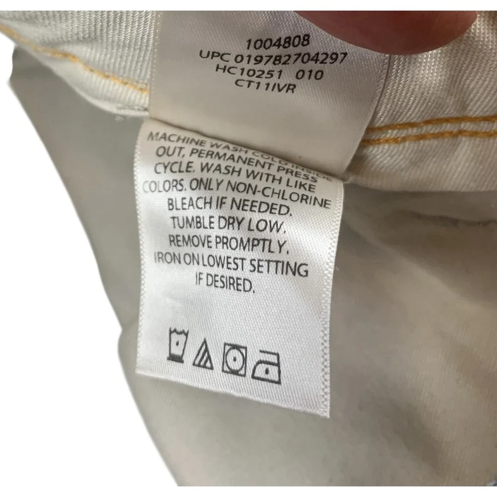 HAGGAR Life Khaki Mens Slim Fit Pants Gray Cotton Stretch 32x29‎